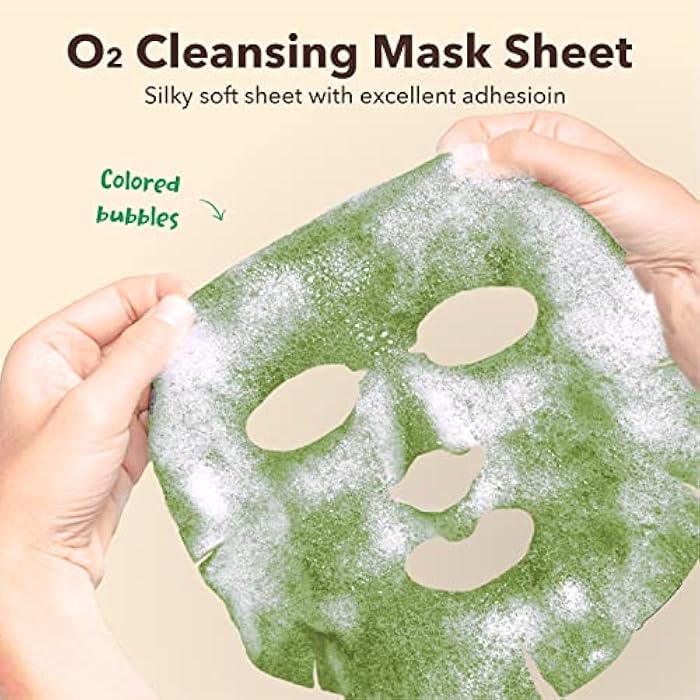 PUREDERM Deep Purifying Green O2 Bubble Mask 0.88oz x 5ea / Korean beauty/Bubble mask/Cleansing foam/Cleanser/Purifying mask/Green tea mask/Face toxin - Image 5