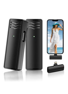 KASTWAVE Microphone for iPhone, Wireless Lavalier Microphone 2pcs iPhone Microphone, Professional Wireless Microphone for iPhone iPad Video Recording, Tiktok, Vlog, Podcast, YouTube  - Image 1
