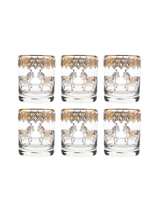 Villeroy & Boch 6-Piece Horse Amber Short Drink Glasses  - Image 2