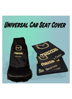 mazda Car Seat Cover, Universal Car Seat Dust Dirt Protection Cover, Extra Protection For Your Seat 2 pcs Set  - Image 2