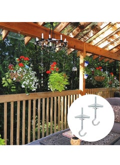 KASTWAVE Ceiling Hooks 8 Pieces Wing Spring Toggle Hooks Carbon Steel Wing Spring Toggle Hooks Fixed Anchor Hooks for Drywall Cavity Hollow Wall Board Plank Hanging Plants Lights  - Image 3