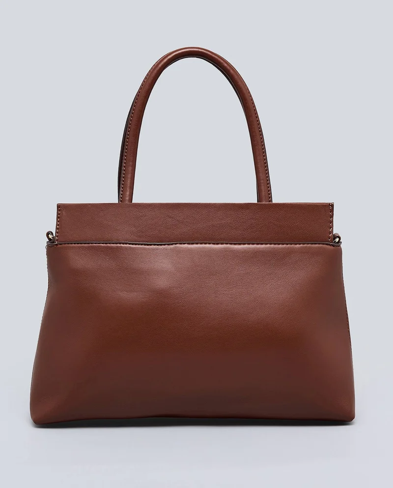 أر أند بي Solid Twist-Lock Satchel Bag