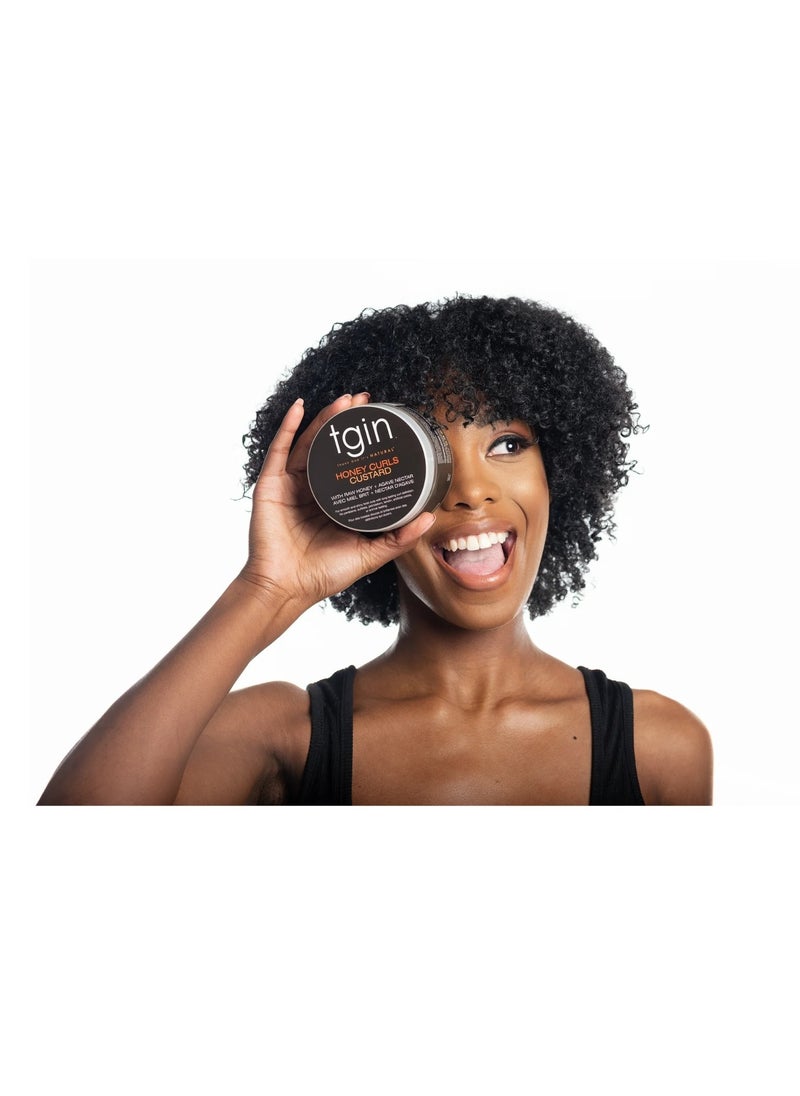 Thank God It's Natural Honey Curls Custard for Natural Hair - Dry Textured Curly Damaged  - Image 2