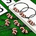 Yinder 20 Pcs Football Beads Bracelets Bulk Football Party Favors Sport Theme Charm Bracelets Adjustable Braided Gifts Sports for Fan Women Adults Birthday Party Supplies - Image 4