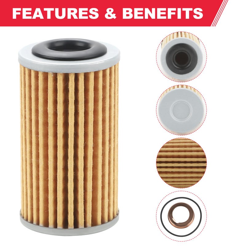 Fitede Transmission Oil Filter 31726-28X0A 31726-3JX0A Fits for 2013-2019 Nissan Altima Maxima Murano Sentra Versa Trans Oil Filter Assy with Gasket & Drain Plug Washer - Image 4