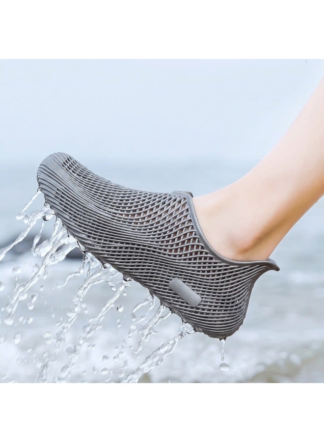 Men's Summer Outdoor Slip-resistant Odor-resistant 3d Printed Soft Sole Sports Outdoor Water Wading Stream  Beach Clogs