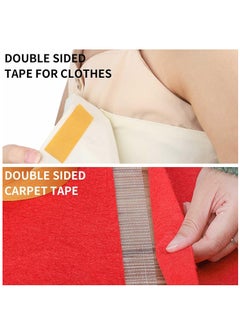 SYOSI Double Sided Fabric Tape Heavy Duty, Double Stick Carpet Tape, Fabric Tape Multifunctional Double-Sided 1inch/2inchx33FT(10m) High Stickness Strong 2 Sided Tape 2 Rolls  - Image 4