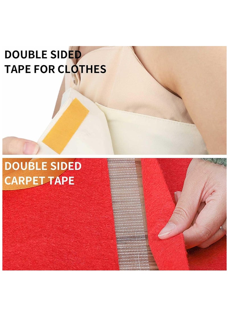 SYOSI Double Sided Fabric Tape Heavy Duty, Double Stick Carpet Tape, Fabric Tape Multifunctional Double-Sided 1inch/2inchx33FT(10m) High Stickness Strong 2 Sided Tape 2 Rolls  - Image 4