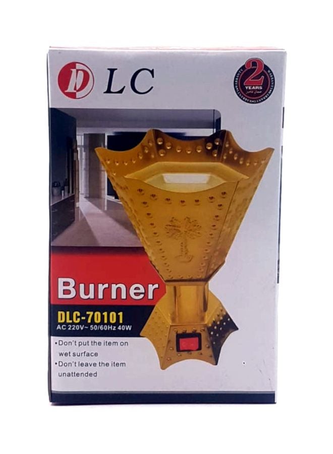 DLC Electric Incense Burner Silver 20x20x20cm - Image 2