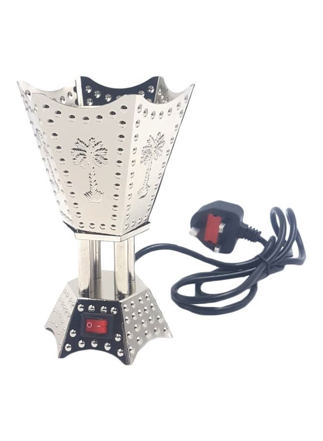DLC Electric Incense Burner Silver 20x20x20cm - Image 1