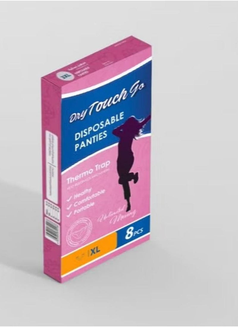 Dry Women's Panties Used During Menstruation, Postpartum And During Sports, For One-time Use, 8 Pieces - Size Xl  - Image 3