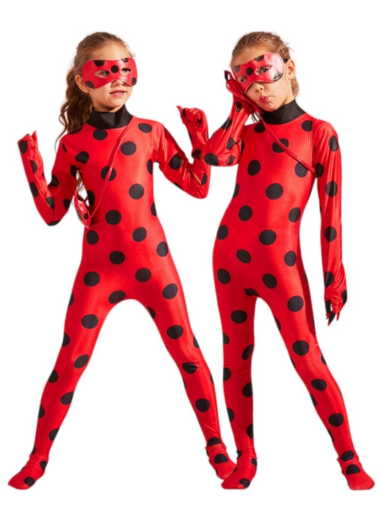 Toy Box Comfortable Ladybug Costume Dress For kids Medium- 6 to 7 Years Old - Image 2