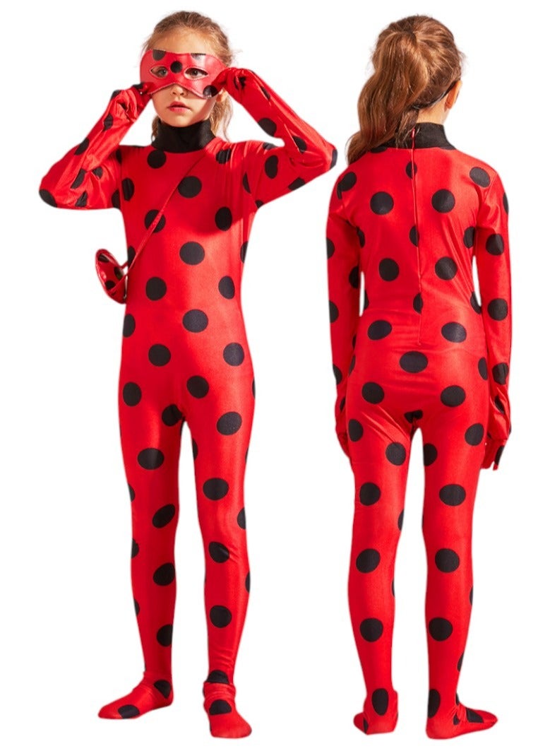 Toy Box Comfortable Ladybug Costume Dress For kids Medium- 6 to 7 Years Old - Image 3