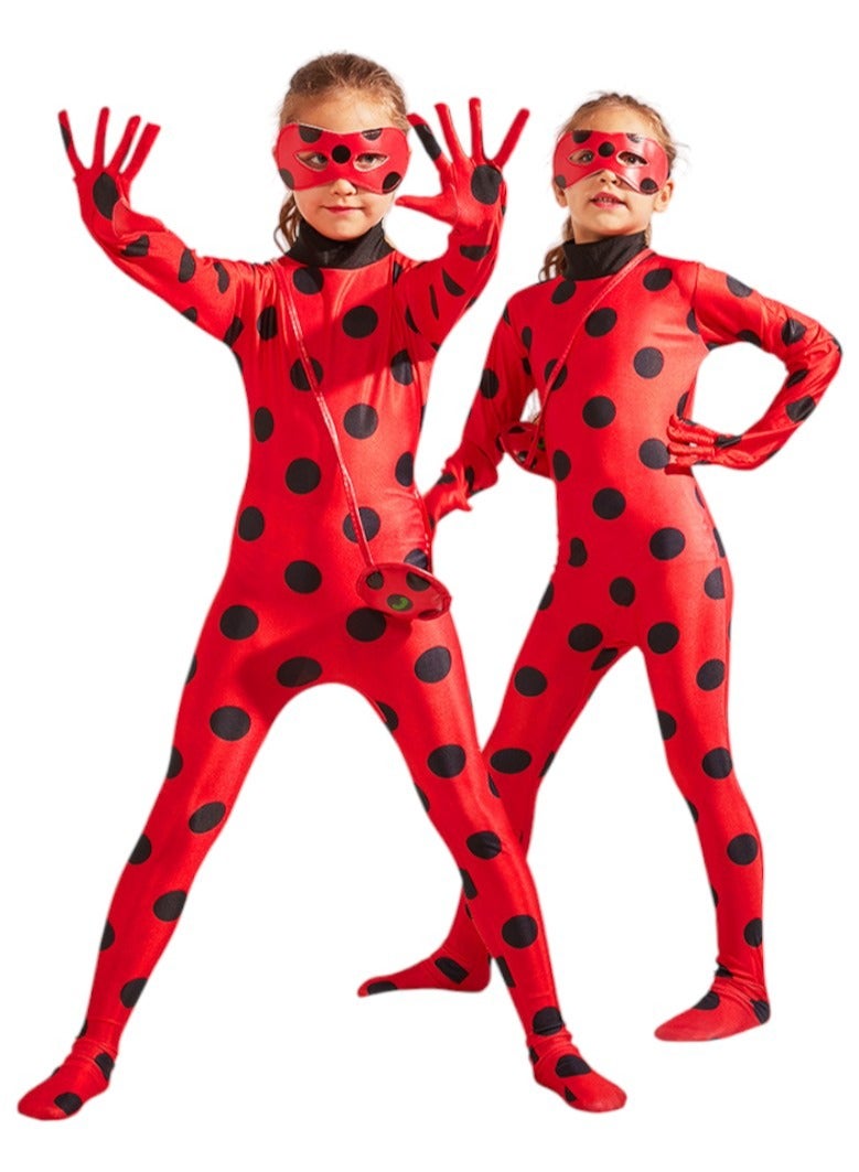 Toy Box Comfortable Ladybug Costume Dress For kids Medium- 6 to 7 Years Old - Image 1