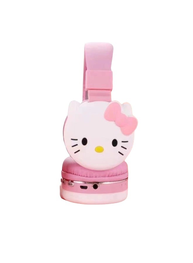 Kitty Bluetooth headset over-the-ear ultra-long standby battery life stereo music Bluetooth headset - Image 2