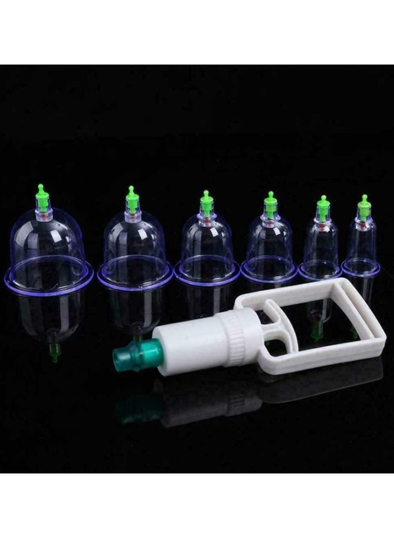 Generic HIJAMA CUPPING KIT SET Vacuum Cupping Set Health Care Vacuum Cupping Portable Body Relaxation Massage Therapy Kit Cupping Cups  - Image 3
