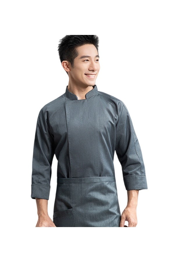 KUYING New Chef Workwear Top+Apron Set - Image 1