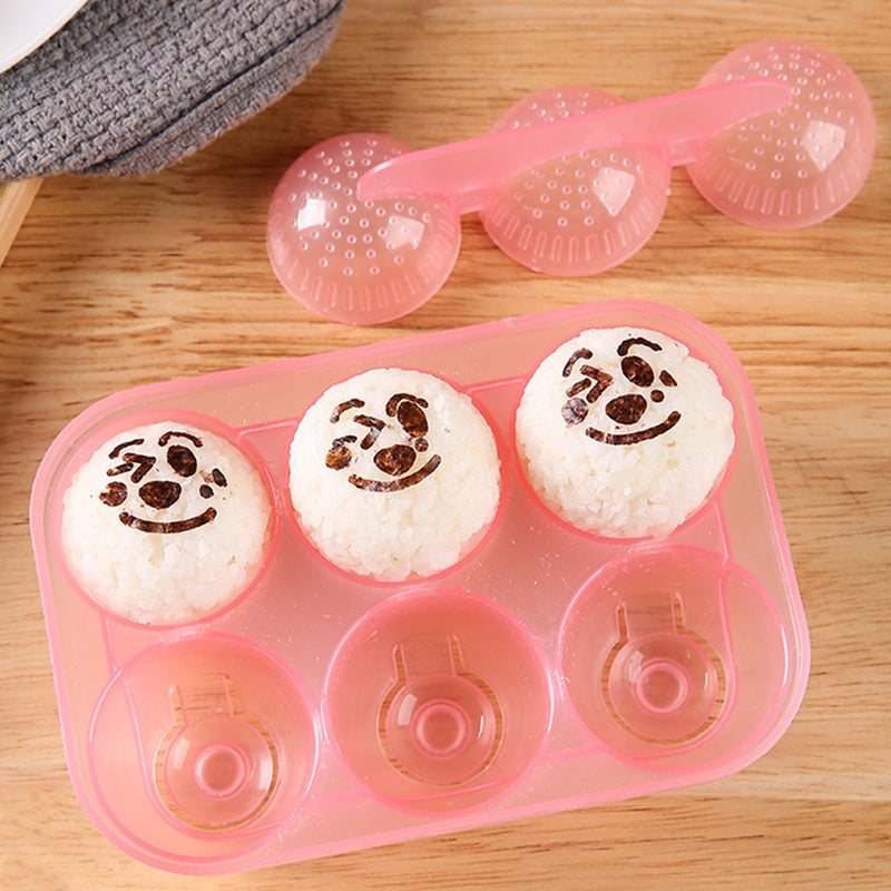 1 Set Rice Mold Maker Sushi Mold Onigiri Mold DIY Rice Mold Tool - Image 3