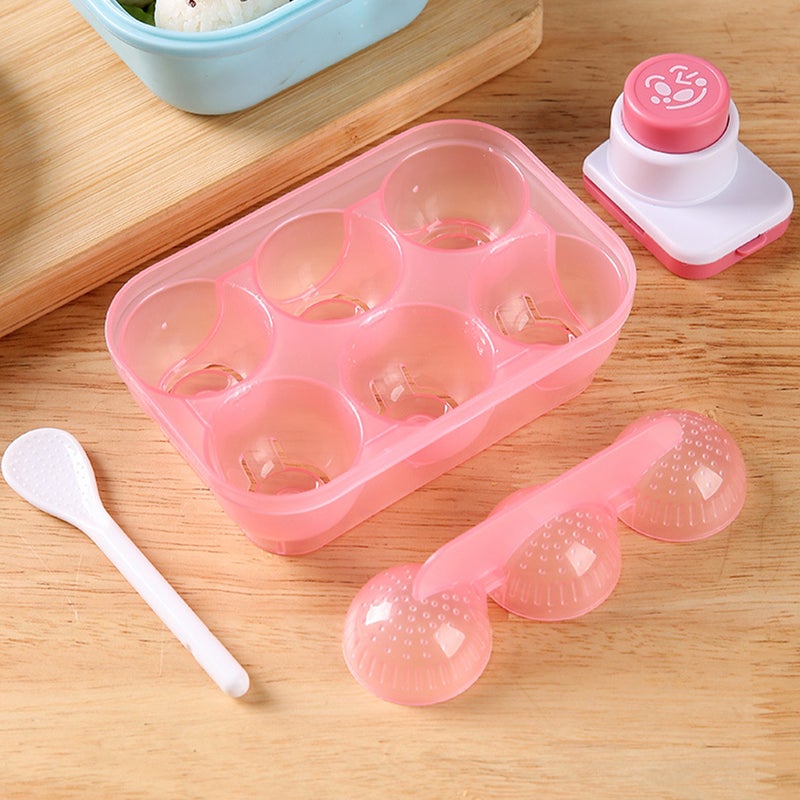 1 Set Rice Mold Maker Sushi Mold Onigiri Mold DIY Rice Mold Tool - Image 5