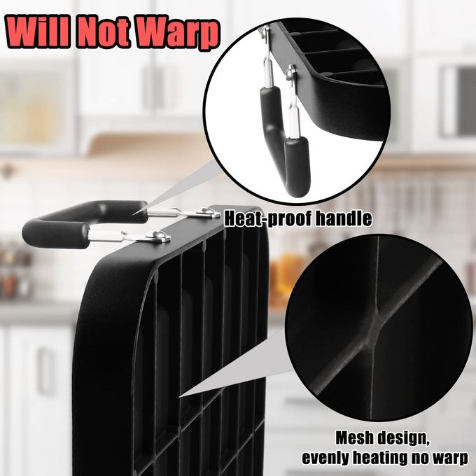 CukAid Flat Top Griddle for Stovetop,Camping Griddle/Cookware, Flat Top Grill,Non-Stick Griddle Grill Pan, Stove Top Grille,Aluminum Material, Dishwasher Safe - Image 3