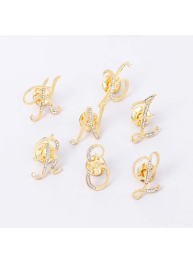 ETHOON Initial Letter Brooch Pin Small Lapel Pin Tie Tack Name Personalized Gifts for Girls Women Men Boy Gold A - Image 5