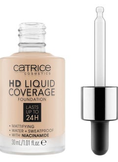 Catrice HD Liquid Coverage Foundation | High & Natural Coverage | Vegan & Cruelty Free (010 | Light Beige)  - Image 1