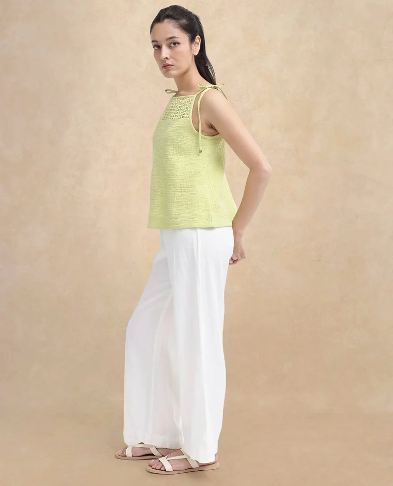 Rareism Women's Sleeveless Cotton Top