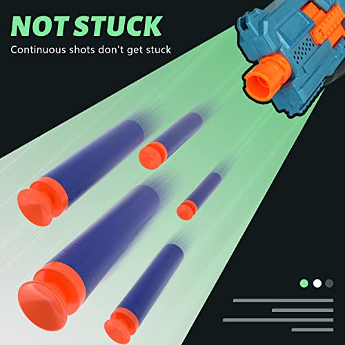 TORMEN Refill Suction Darts,Compatible for Nerf Elite Series Blasters Toy Guns-Blue 100Pcs - Image 4