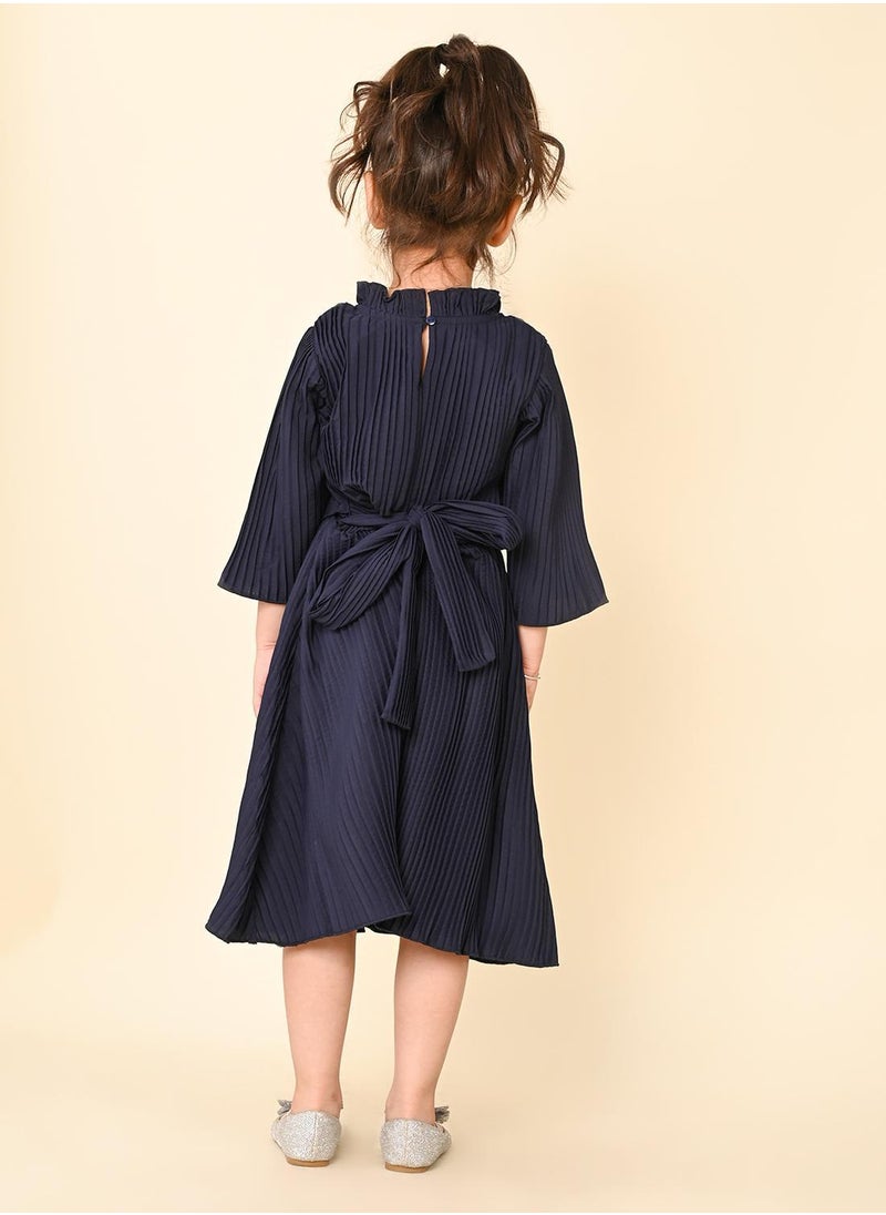 LILPICKS Blue Girls Wear Dresses  - Image 4