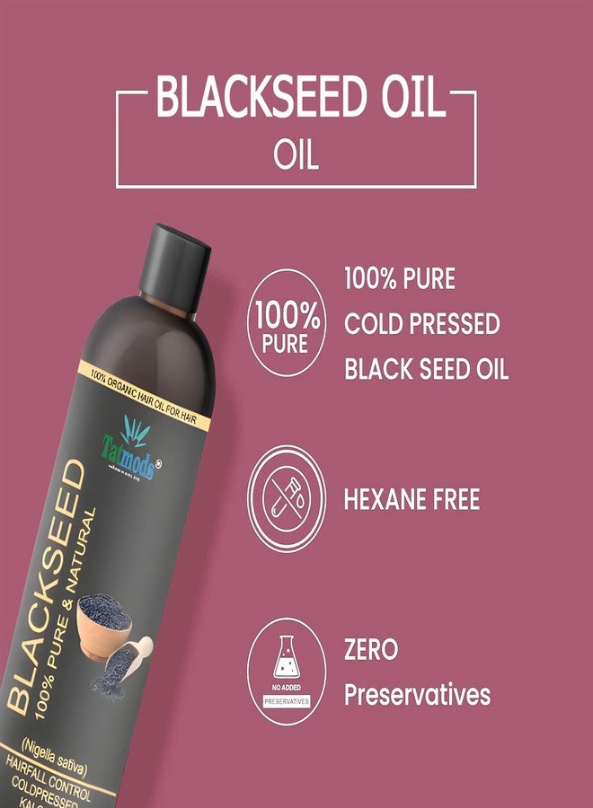 TATMODS Organics Blackseed Oil 100 ml For Skin and Hair No Sulphates Hair Oil (100 ml) - Image 4