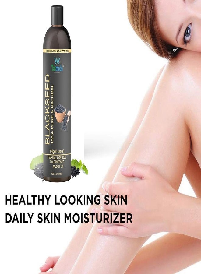 TATMODS Organics Blackseed Oil 100 ml For Skin and Hair No Sulphates Hair Oil (100 ml) - Image 3