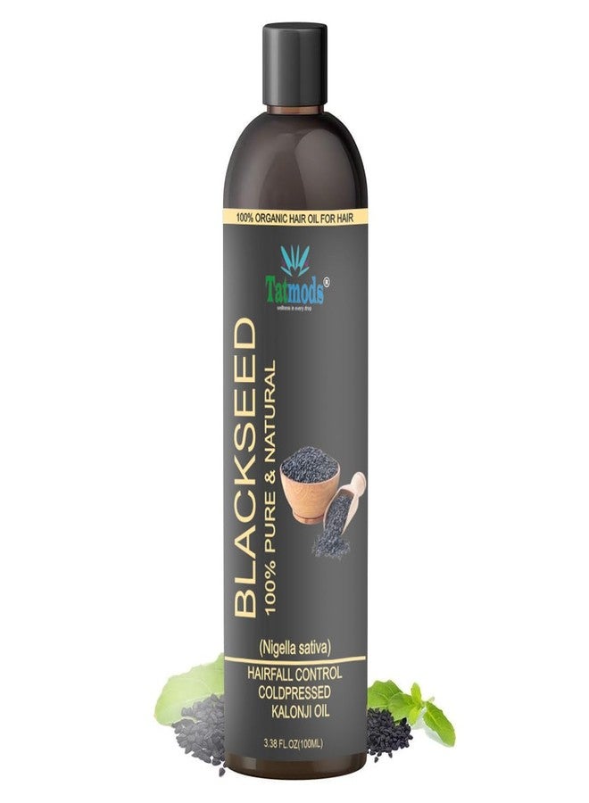 TATMODS Organics Blackseed Oil 100 ml For Skin and Hair No Sulphates Hair Oil (100 ml) - Image 1