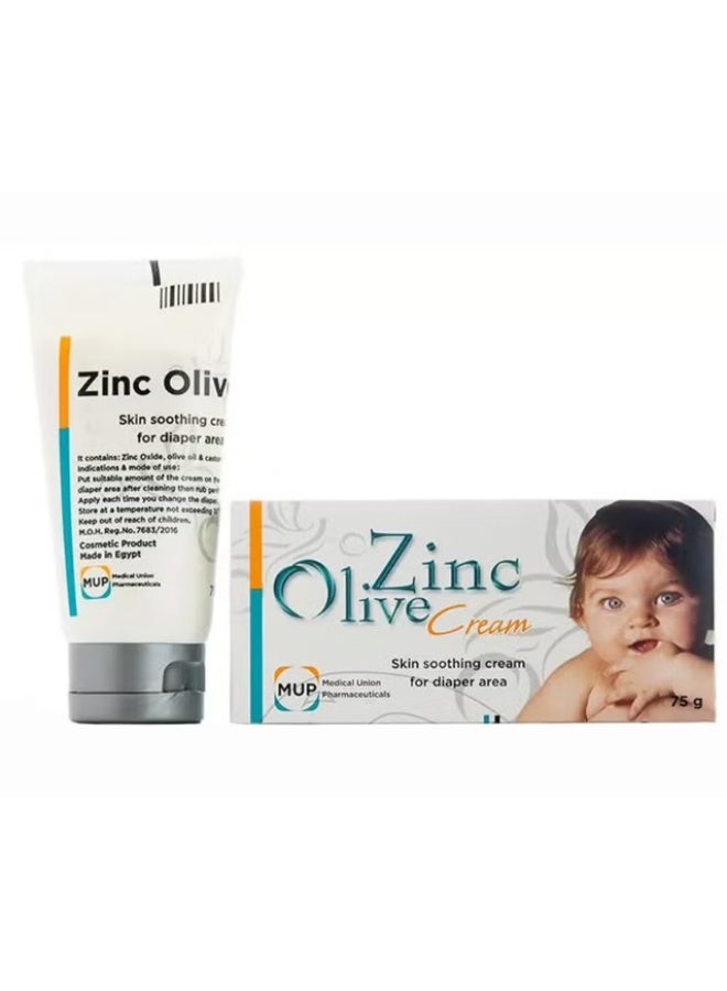 zinc olive Skin Soothing Cream For Diaper Area 75g - Image 2