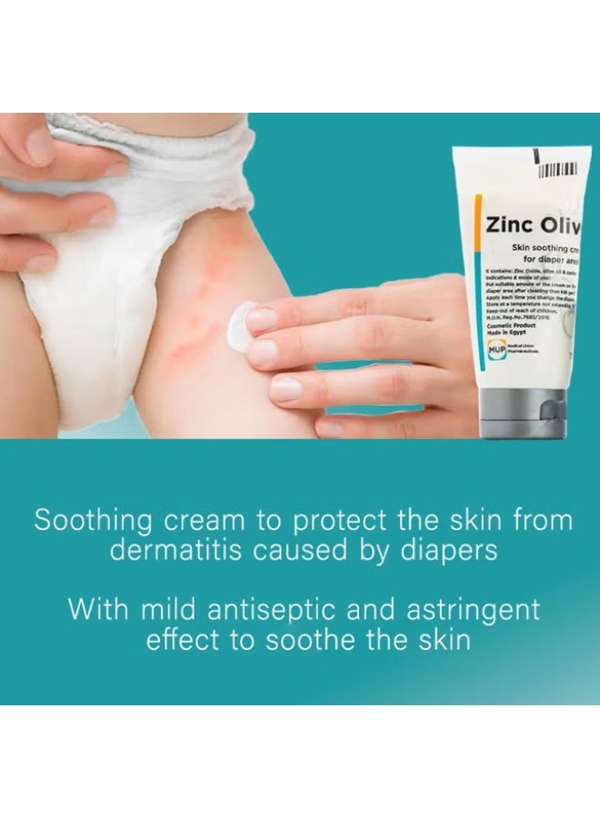 zinc olive Skin Soothing Cream For Diaper Area 75g - Image 3
