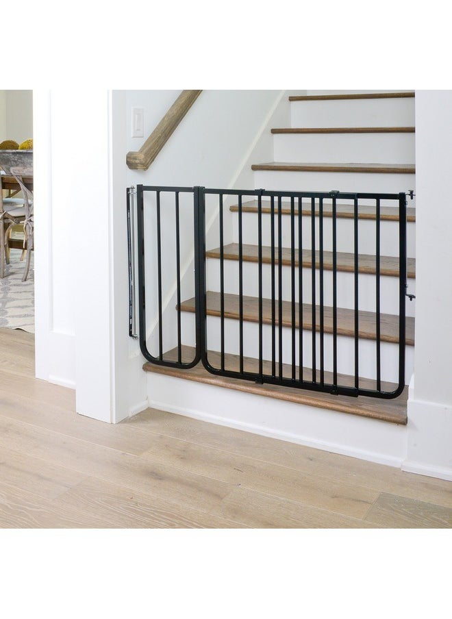 Cardinal Gates - ملحق بوابة الأطفال Bx1 من Cardinal Gates يناسب بوابات الأمان Cardinal Gates بعرض 10.5 بوصة ملحق بوابة الكلاب باللون الأسود - Image 1