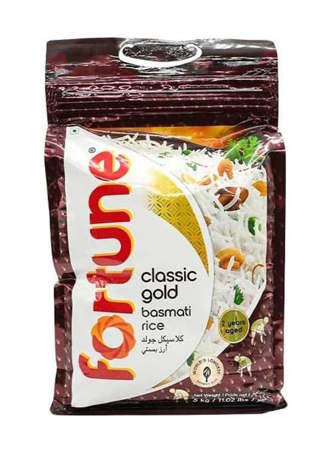Fortune Classic Gold Basmati Rice, Premium Long Grain Rice, 5kg