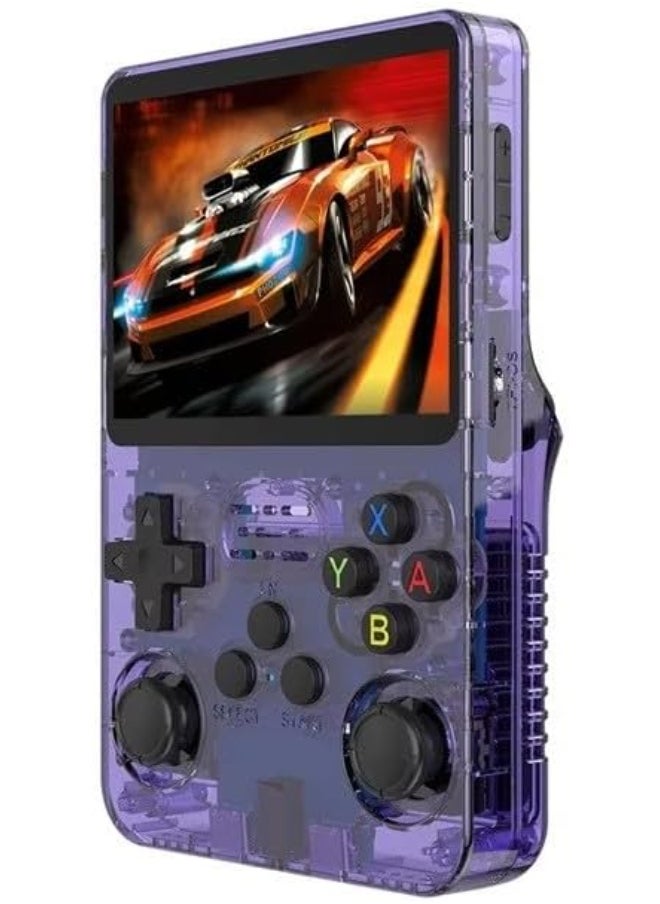 R36S Handheld Retro Game Console – 64GB, 18,000+ Built-in Games, 3.5" Screen, Portable Video Player for Classic Arcade, PS1, NES, GBA, and More