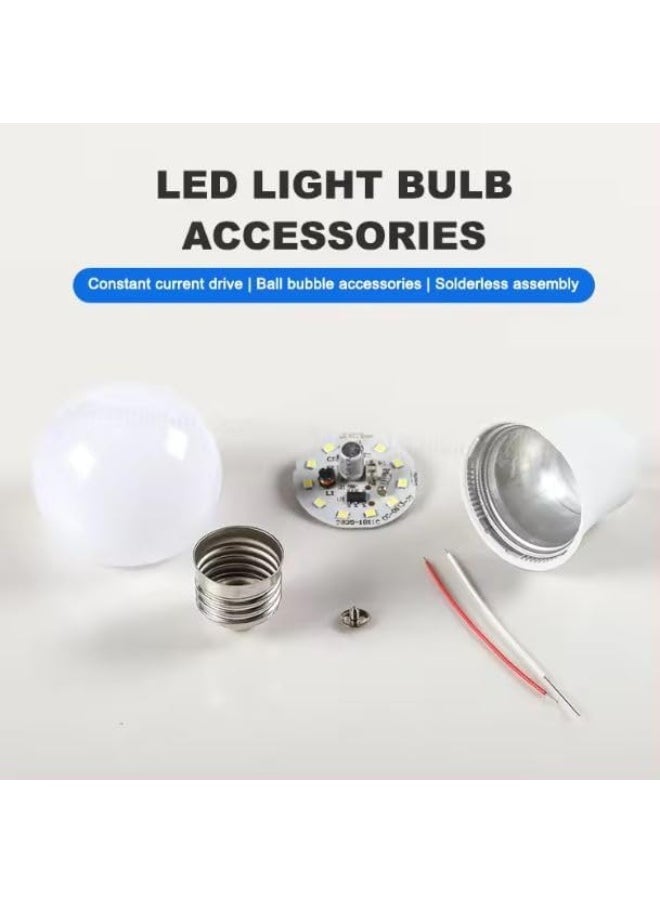 Generic LED Light Bulbs, 9W, 6500K Daylight White, Non-Dimmable, E27 Base, Pack of 12, One Year Warranty  - Image 3