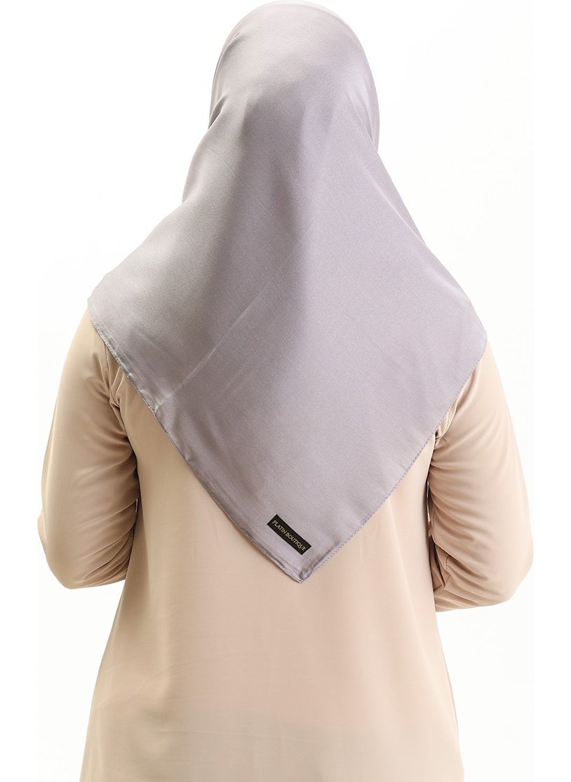 Sefa Merve Crystal Scarf 1098-25 Dark Grey  - Image 3