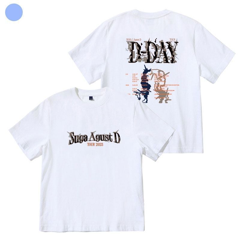 Generic Kpop BTS SUGA AgustD Concert Tee Women taro purple - Image 5