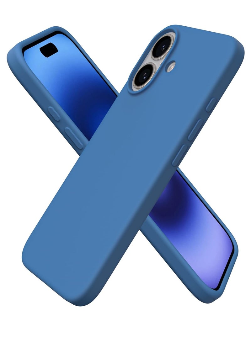 MIGOFAST Designed for iPhone 16 Case Silicone Ultra Slim Shockproof Phone Case with Soft Anti-Scratch Microfiber Lining Enhanced Camera Protection Phone Case for iPhone 16 6.1" - Image 1