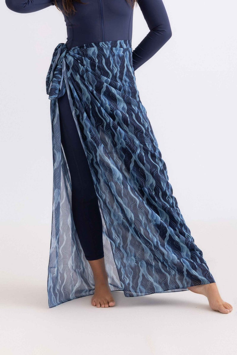 Libra Sport Chiffon Wrap - Deep Wave - Image 2