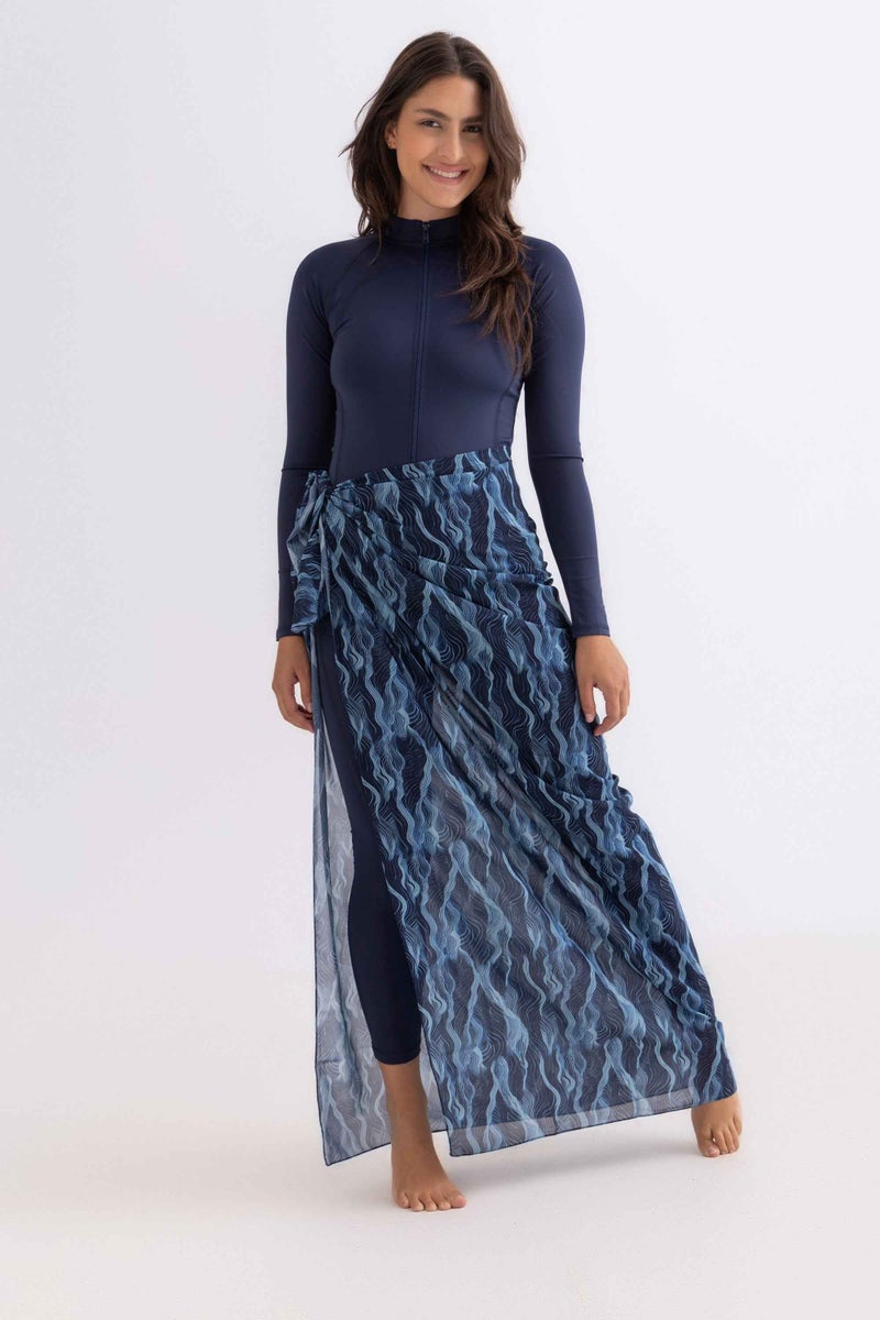 Libra Sport Chiffon Wrap - Deep Wave - Image 5