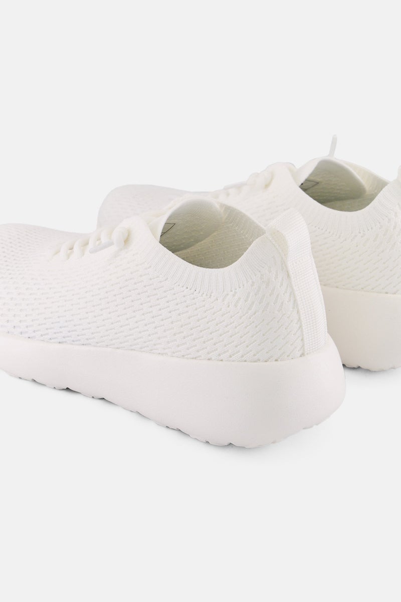 RBX Women Lace Up Training Shoes, Off White  - Image 2