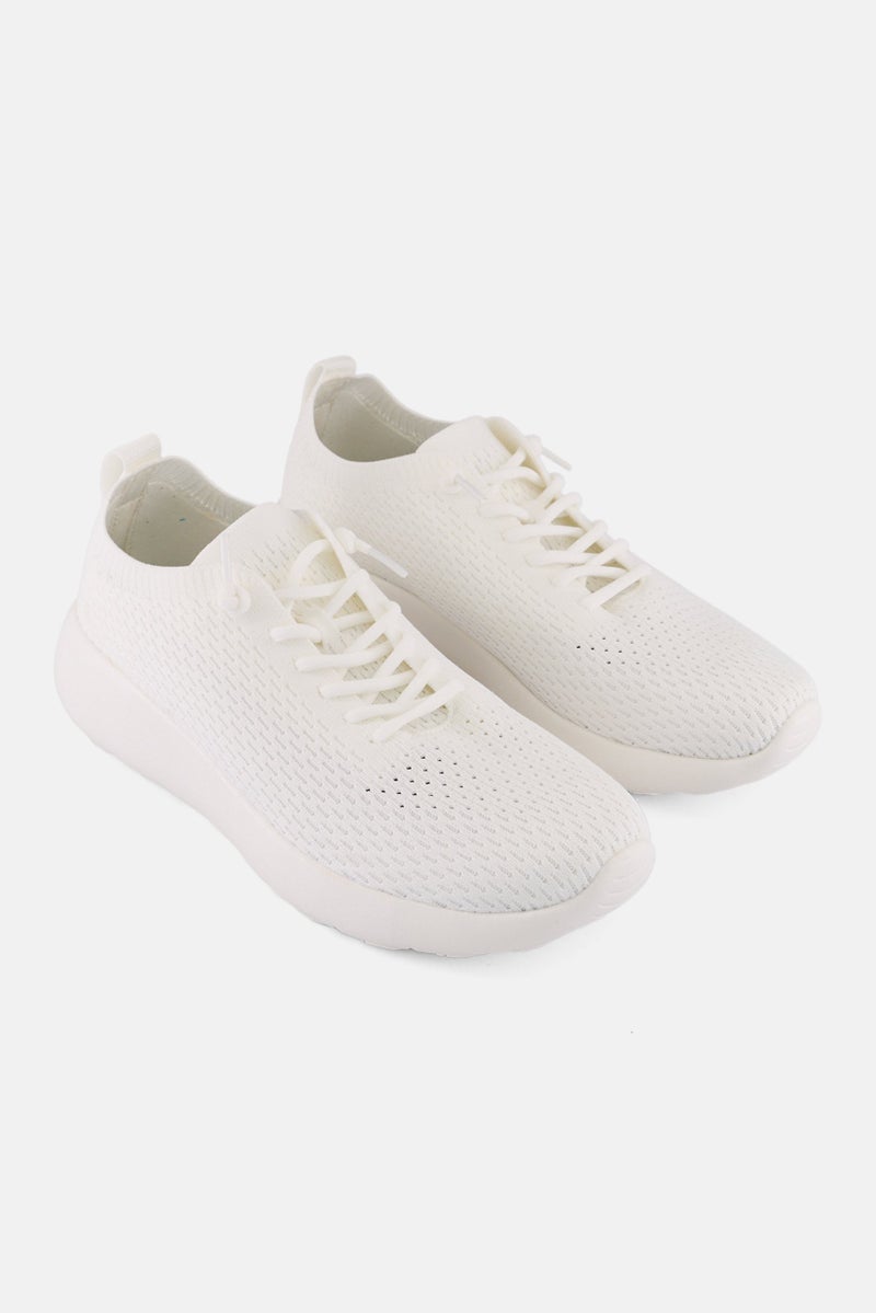 RBX Women Lace Up Training Shoes, Off White  - Image 1