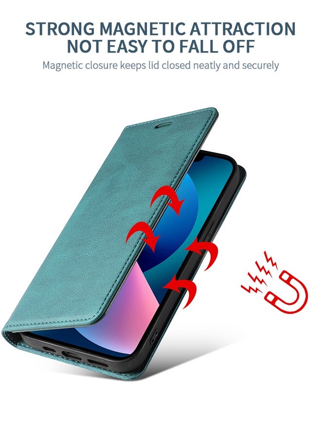 GROIC Wallet Case for IPhone 14 Pro Max Case 6.7 Inch Magnetic PU Leather Protect Folio Cover with Adjustable Wrist Strap Stand Card Slot Shell - Image 2