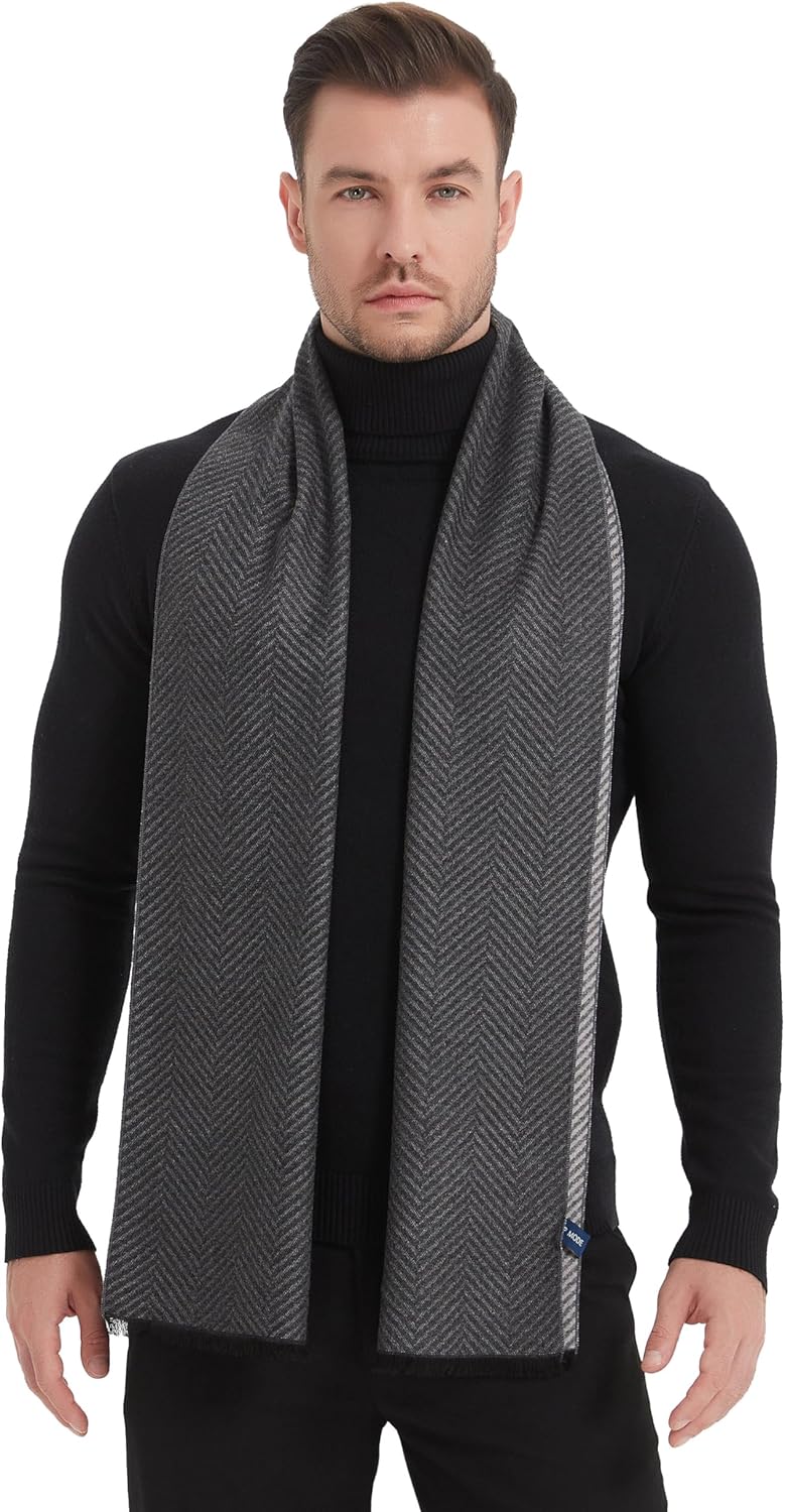 EP Mode Men's Winter Scarf, Cashmere Feel, Super Soft & Warm - Image 1