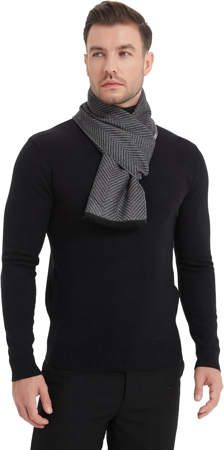 EP Mode Men's Winter Scarf, Cashmere Feel, Super Soft & Warm - Image 3