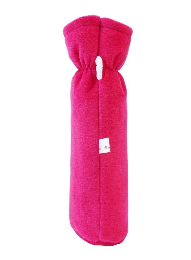 MW PRINTS Soft Plush Stretchable Baby Feeding Bottle Cover with Easy to Hold Strap |Suitable for 120ml-250ml Baby Feeding Bottle Cover Pack of 2 (Dark Pink & Royal Blue) - Image 5