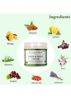Glamveda Hand & Foot Crack Cream 100 Gm For Dry Rough & Crack Heels & Elbow Ayurvedic Crack Cream Paraben Free (1)  - Image 3